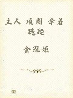 主人 项圈 牵着 跪爬